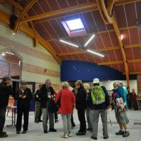 Accueil des premiers marcheurs (vers 7h30)